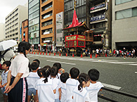 祇園祭山鉾の見学